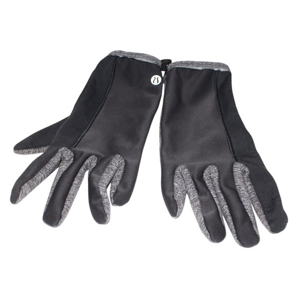 Lululemon Black and Grey Light Gloves Size M/L - Picture 2 of 4